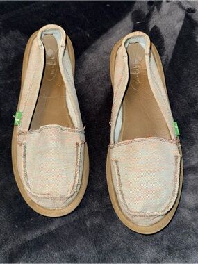 Sanuk Canvas Slip-On Loafers